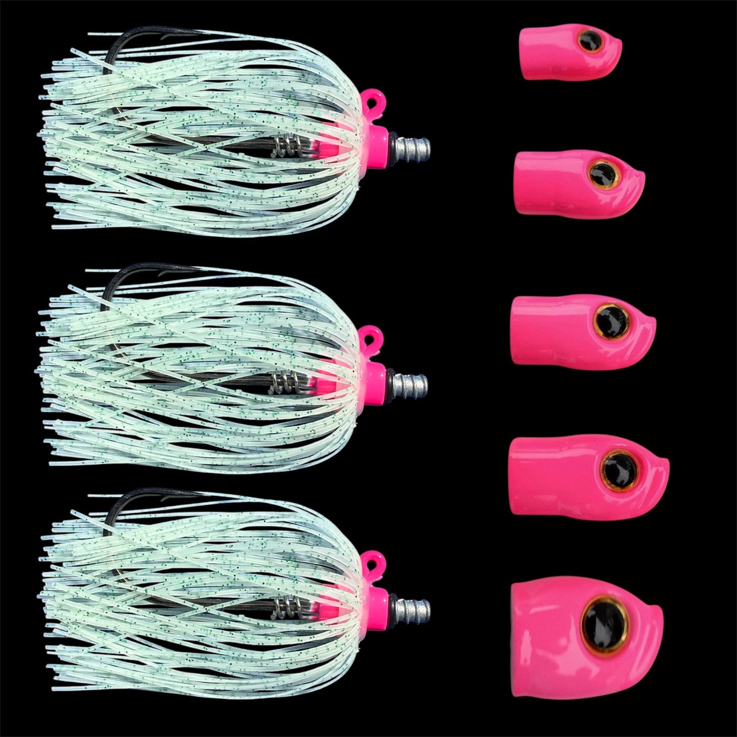 Skirted Screwy Head Jigs