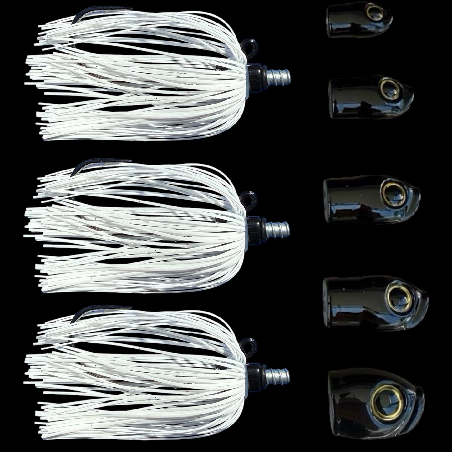 Skirted Screwy Head Jigs